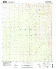 Fleck Draw New Mexico Historical topographic map, 1:24000 scale, 7.5 X 7.5 Minute, Year 1996