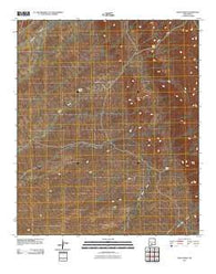Fleck Draw New Mexico Historical topographic map, 1:24000 scale, 7.5 X 7.5 Minute, Year 2010