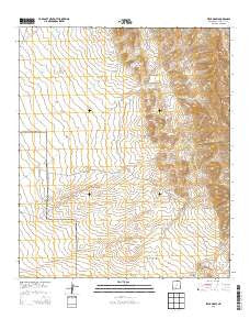 Fleck Draw New Mexico Historical topographic map, 1:24000 scale, 7.5 X 7.5 Minute, Year 2013