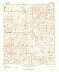 Flying H New Mexico Historical topographic map, 1:62500 scale, 15 X 15 Minute, Year 1961