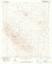 Flying W Mountain New Mexico Historical topographic map, 1:24000 scale, 7.5 X 7.5 Minute, Year 1965