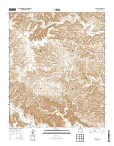 Flying H New Mexico Current topographic map, 1:24000 scale, 7.5 X 7.5 Minute, Year 2013