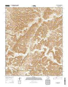 Flying H NE New Mexico Current topographic map, 1:24000 scale, 7.5 X 7.5 Minute, Year 2013