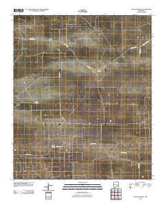 Flying M Ranch New Mexico Historical topographic map, 1:24000 scale, 7.5 X 7.5 Minute, Year 2010
