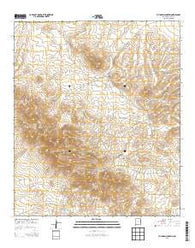 Flying W Mountain New Mexico Historical topographic map, 1:24000 scale, 7.5 X 7.5 Minute, Year 2013