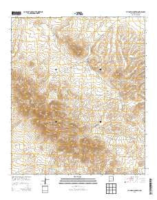 Flying W Mountain New Mexico Historical topographic map, 1:24000 scale, 7.5 X 7.5 Minute, Year 2013