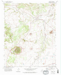 Folsom New Mexico Historical topographic map, 1:24000 scale, 7.5 X 7.5 Minute, Year 1972
