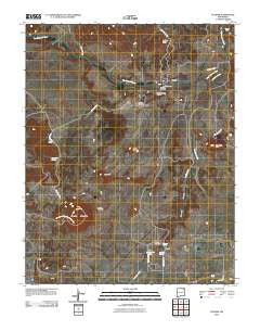 Folsom New Mexico Historical topographic map, 1:24000 scale, 7.5 X 7.5 Minute, Year 2010