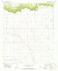 Forrest New Mexico Historical topographic map, 1:24000 scale, 7.5 X 7.5 Minute, Year 1971
