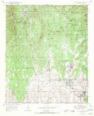 Fort Bayard New Mexico Historical topographic map, 1:24000 scale, 7.5 X 7.5 Minute, Year 1947