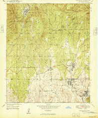 Fort Bayard New Mexico Historical topographic map, 1:24000 scale, 7.5 X 7.5 Minute, Year 1949