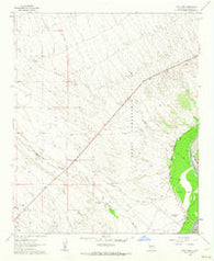 Fort Craig New Mexico Historical topographic map, 1:24000 scale, 7.5 X 7.5 Minute, Year 1961