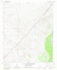 Fort Craig New Mexico Historical topographic map, 1:24000 scale, 7.5 X 7.5 Minute, Year 1961