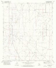 Fort Ranch New Mexico Historical topographic map, 1:24000 scale, 7.5 X 7.5 Minute, Year 1973