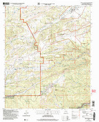 Fort Stanton New Mexico Historical topographic map, 1:24000 scale, 7.5 X 7.5 Minute, Year 2004
