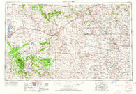 Fort Sumner New Mexico Historical topographic map, 1:250000 scale, 1 X 2 Degree, Year 1954