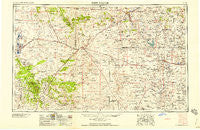 Fort Sumner New Mexico Historical topographic map, 1:250000 scale, 1 X 2 Degree, Year 1958