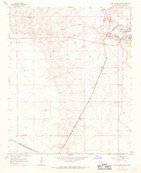 Fort Sumner West New Mexico Historical topographic map, 1:24000 scale, 7.5 X 7.5 Minute, Year 1965