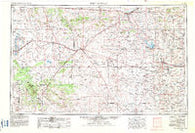 Fort Sumner New Mexico Historical topographic map, 1:250000 scale, 1 X 2 Degree, Year 1954