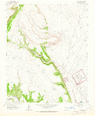 Fort Union New Mexico Historical topographic map, 1:24000 scale, 7.5 X 7.5 Minute, Year 1963
