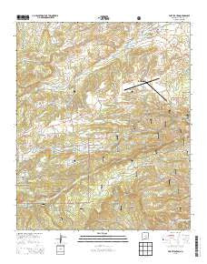 Fort Stanton New Mexico Current topographic map, 1:24000 scale, 7.5 X 7.5 Minute, Year 2013