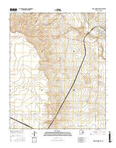 Fort Sumner West New Mexico Current topographic map, 1:24000 scale, 7.5 X 7.5 Minute, Year 2017