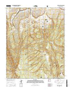 Fort Wingate New Mexico Current topographic map, 1:24000 scale, 7.5 X 7.5 Minute, Year 2017