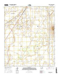 Foster Lake New Mexico Current topographic map, 1:24000 scale, 7.5 X 7.5 Minute, Year 2017