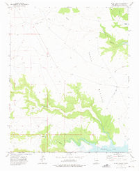 Four V Ranch New Mexico Historical topographic map, 1:24000 scale, 7.5 X 7.5 Minute, Year 1972