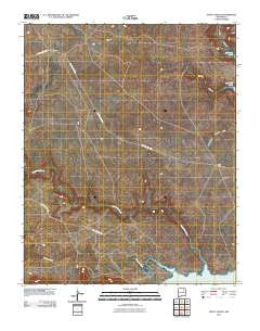 Four V Ranch New Mexico Historical topographic map, 1:24000 scale, 7.5 X 7.5 Minute, Year 2010