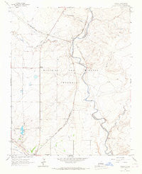 French New Mexico Historical topographic map, 1:24000 scale, 7.5 X 7.5 Minute, Year 1965