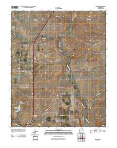 French New Mexico Historical topographic map, 1:24000 scale, 7.5 X 7.5 Minute, Year 2010