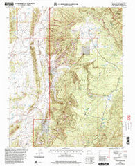 French Mesa New Mexico Historical topographic map, 1:24000 scale, 7.5 X 7.5 Minute, Year 2002