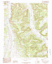 Fresno Canyon New Mexico Historical topographic map, 1:24000 scale, 7.5 X 7.5 Minute, Year 1985