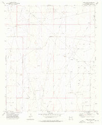 Frier Ranch New Mexico Historical topographic map, 1:24000 scale, 7.5 X 7.5 Minute, Year 1973