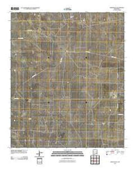 Frier Ranch New Mexico Historical topographic map, 1:24000 scale, 7.5 X 7.5 Minute, Year 2010
