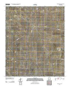 Frier Ranch New Mexico Historical topographic map, 1:24000 scale, 7.5 X 7.5 Minute, Year 2010
