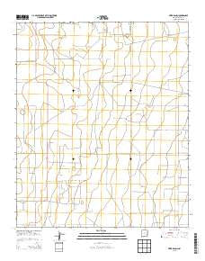 Frier Ranch New Mexico Historical topographic map, 1:24000 scale, 7.5 X 7.5 Minute, Year 2013