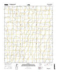 Frier Ranch New Mexico Current topographic map, 1:24000 scale, 7.5 X 7.5 Minute, Year 2017