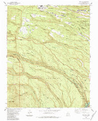 Frijoles New Mexico Historical topographic map, 1:24000 scale, 7.5 X 7.5 Minute, Year 1984