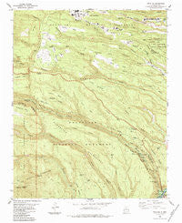Frijoles New Mexico Historical topographic map, 1:24000 scale, 7.5 X 7.5 Minute, Year 1984