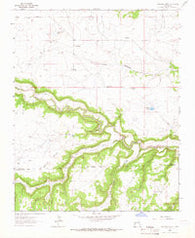 Frutosa Lake New Mexico Historical topographic map, 1:24000 scale, 7.5 X 7.5 Minute, Year 1964