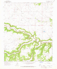 Frutosa Lake New Mexico Historical topographic map, 1:24000 scale, 7.5 X 7.5 Minute, Year 1964