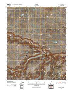 Frutosa Lake New Mexico Historical topographic map, 1:24000 scale, 7.5 X 7.5 Minute, Year 2010