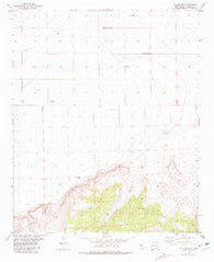 Fullerton New Mexico Historical topographic map, 1:24000 scale, 7.5 X 7.5 Minute, Year 1981
