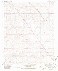 Gacho Hill New Mexico Historical topographic map, 1:24000 scale, 7.5 X 7.5 Minute, Year 1981