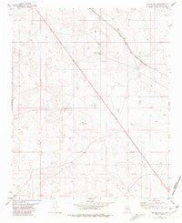 Gacho Hill New Mexico Historical topographic map, 1:24000 scale, 7.5 X 7.5 Minute, Year 1981