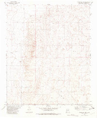Gacho Hill NW New Mexico Historical topographic map, 1:24000 scale, 7.5 X 7.5 Minute, Year 1981