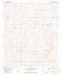 Gacho Hill SE New Mexico Historical topographic map, 1:24000 scale, 7.5 X 7.5 Minute, Year 1981
