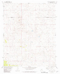 Gacho Hill SW New Mexico Historical topographic map, 1:24000 scale, 7.5 X 7.5 Minute, Year 1981